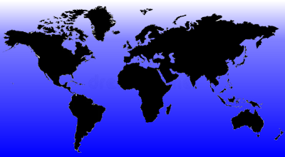 Image of a map of the world
